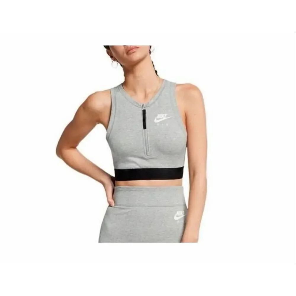 Nike Air Size Small Zip Up Sports Bra